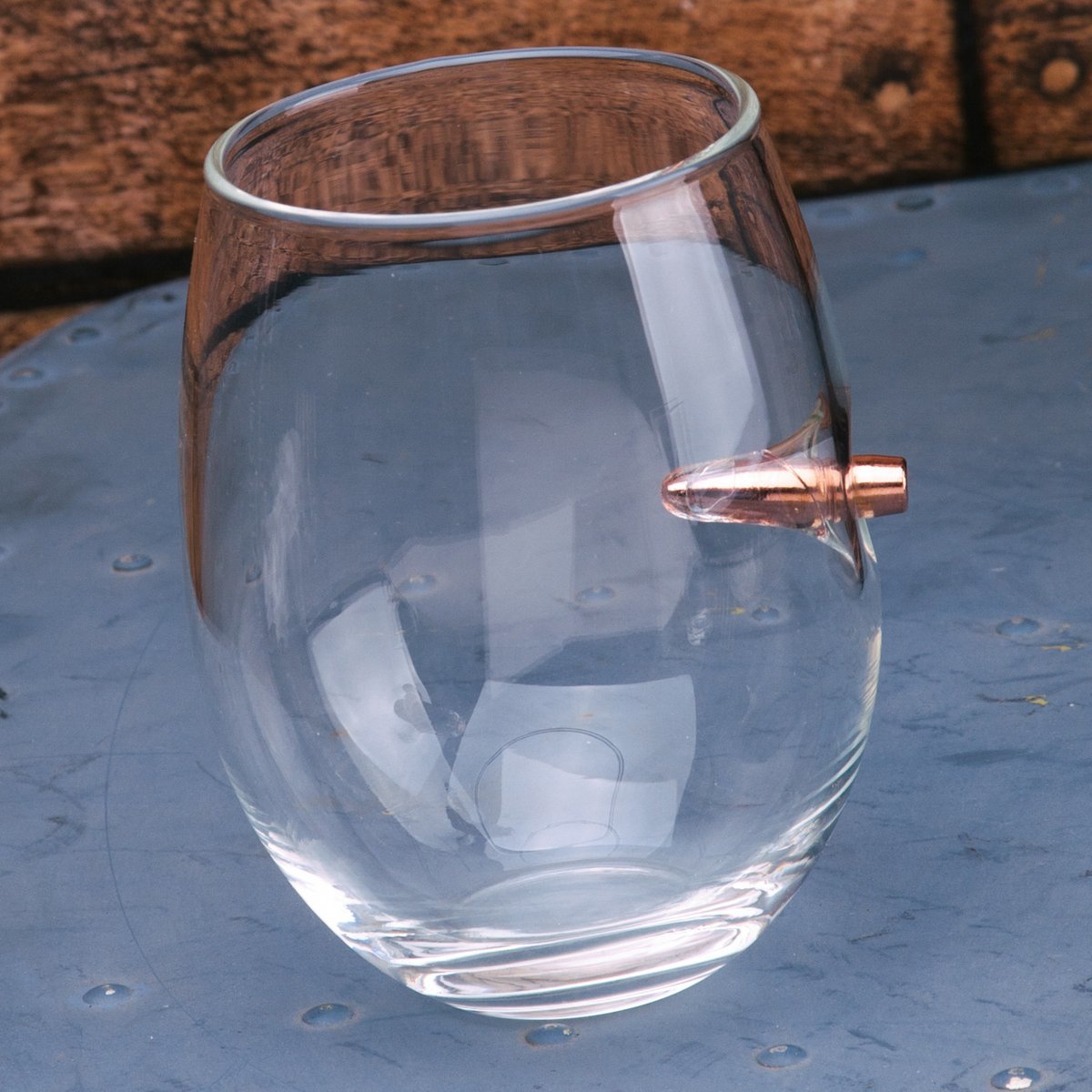 Bullet Wine Glass .308 (Stemless) - Lucky Shot