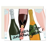 Champagne Birthday gift card