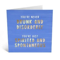 Drunk and Disorderly gift card