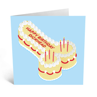 Birthday Dickhead Cake gift Card
