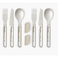 SEA TO SUMMIT Detour Stainless Steel Cutlery Set - [6 Piece]