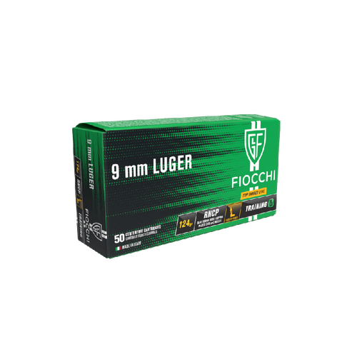 Fiocchi 9MM Luger 124gr LRN CP LFP