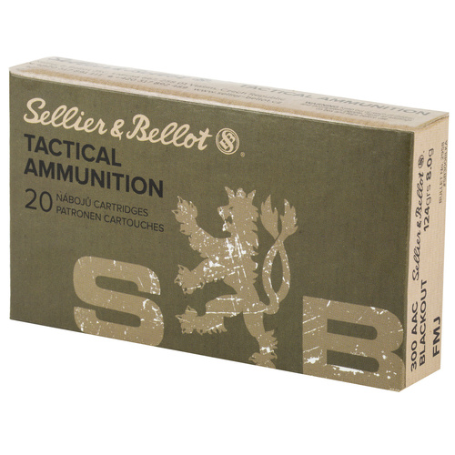 S&B 300 Blackout 124gr FMJ (20PK)