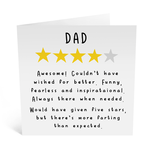 Dad 5 Star Gift Card