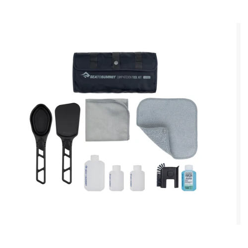 SEA TO SUMMIT Camp Kitchen Tool Kit - [10 Piece] inc. Soap