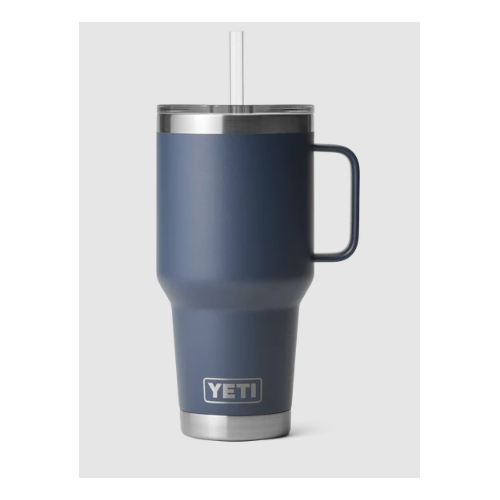 Rambler 35oz Straw Mug Navy