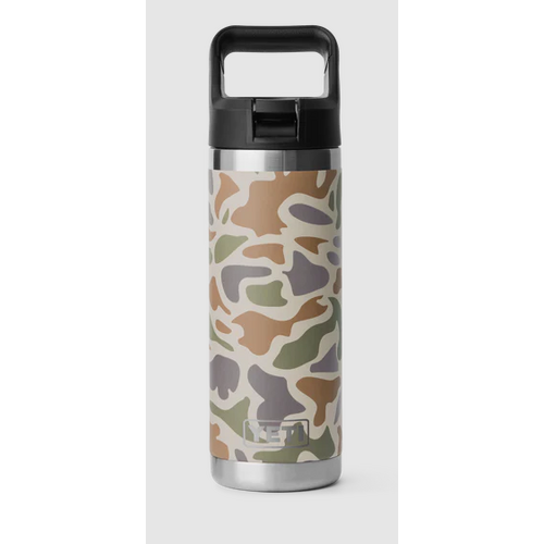 YETI Rambler 18 oz Straw Bottle Tan Camo